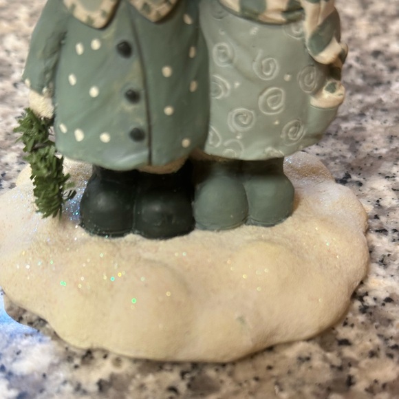 Crazy Mountain Snowman Tea Light Candle Holder - Green - Picture 9 of 15